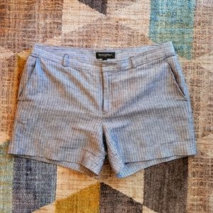 Banana Republic pin-stripe linen shorts